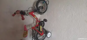 Bicicleta cu roti ajutatoare  - imagine 3