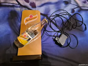 Vând sau schimb Reclamă Luminoasă Schweppes, În Stare Foarte Bună - imagine 3