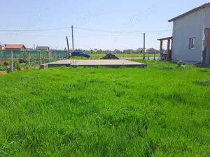Teren intravilan cu fundație,elevatie, placa si proiect de casa P+M