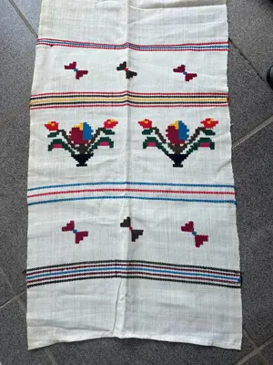 Ștergar Prosop tradițional unicat Moldovinesc, țesut și cusut manual. De colecție. 
