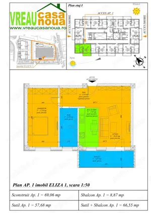 VreauCasaNoua   Apartament 2 Camere, Complex Rezidențial Nou - imagine 5