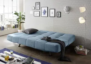 Canapea extensibila Ikar Denim, 98 x 102 x 208 cm, bleumarin NOUA! - imagine 4