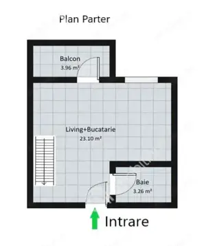 Apartament cu 3 camere si balcon situat in zona Vasile Aaron din Sibiu - imagine 6