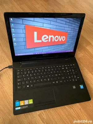Laptop Lenovo Slim Display 15,6 inch led,4gb ram ddr3,600gb memorie perfect functional cu incarcator - imagine 2