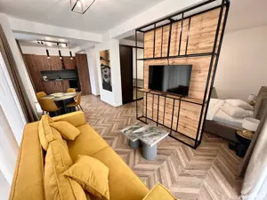 Regim hotelier apartament cu 2 camere 60mp cu curte privata in Pipera!