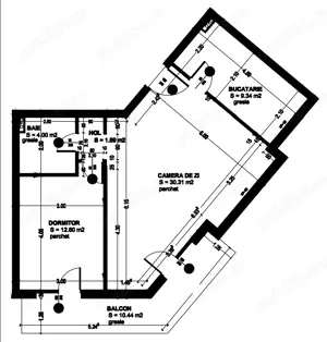 Vand apartament 2 camere, zona Vivo - Sfantu Ioan (Roata Faget), balcon mare, panorama frumoasa - imagine 10