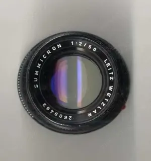 LEICA Leitz Wetzlar Summicron 50mm v.3 M Mount Bayonet Obiectiv Foto - imagine 2