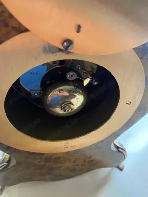 Ceas tip Semineu Hour Lavigne a Paris bronz si lemn - imagine 6