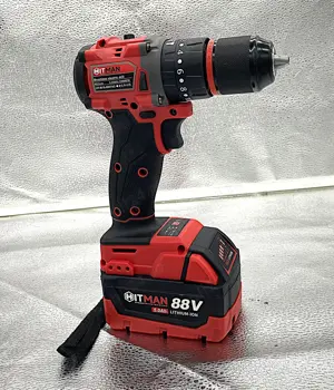 Set scule Hitman 88V, 4 unelte, 4 baterii, putere maxima! - imagine 4