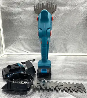 Foarfeca electrica 36V   2 lame, 2 baterii, unghi reglabil! - imagine 2