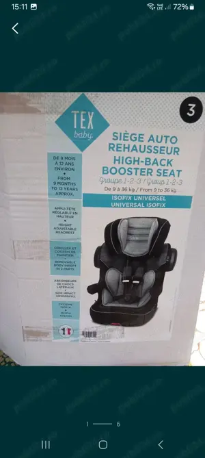 Scaun auto pt copil - imagine 3