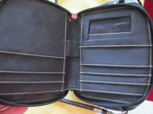 portmoneu piele negru dame Ledermoon - imagine 4