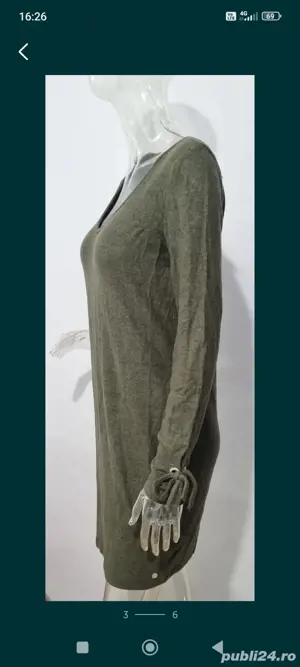 Rochie verde  - imagine 4