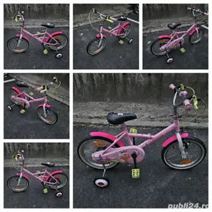 bicicleta copii 3-7 ani, roti 16 inch - imagine 2