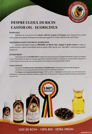Ulei de ricin  - imagine 3