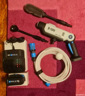 Aparat de spălat (pe acumulator) cu presiune, M-SOLO 18 V, 5 Ah Mac Allister