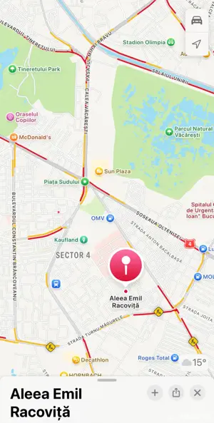 chirie Apartament 2 camere Racovita 10 min metrou aparatorii Patrie 