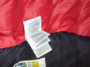 Vesta Moncler groasa rosu cu alb marimea M noua - imagine 3