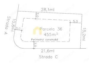 Teren 455mp Sub Coasta / Strada Principala - imagine 6