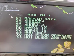 450 in 1 jocuri, caseta discheta galbena clasica cu jocuri tv - imagine 5