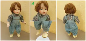 Colectie papusi din portelan, Papusa portelan vintage - imagine 4