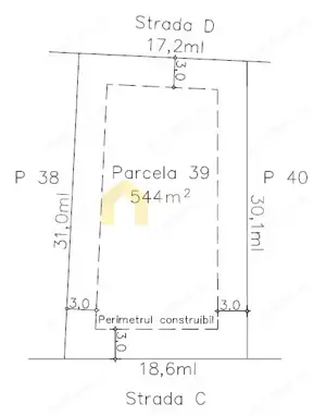 Vanzare teren pentru casa/duplex cu PUZ, la 6 min de Cluj-Napoca - imagine 5