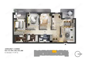 Apartamente 4 camere, Pipera, comision 0 % - imagine 12