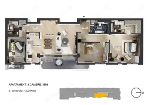 Apartamente 4 camere, Pipera, comision 0 % - imagine 10