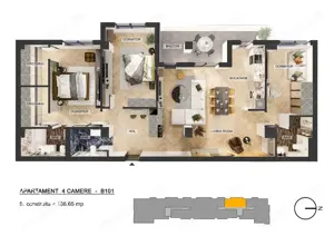 Apartamente 4 camere, Pipera, comision 0 % - imagine 19