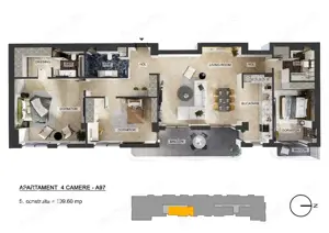 Apartamente 4 camere, Pipera, comision 0 % - imagine 14
