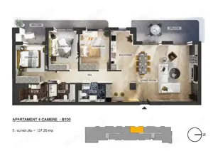 Apartamente 4 camere, Pipera, comision 0 % - imagine 13