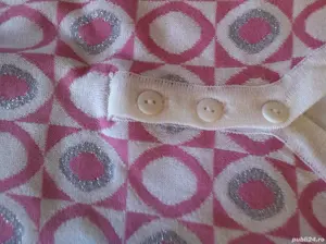 Pulovăr de dama din cașmir tenta pe roz - imagine 2