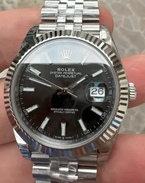 Rolex Datejust Black 41mm Jubilee 904L VSF 3235 72 ore rezerva putere SUPECLONE 1:1 - imagine 1