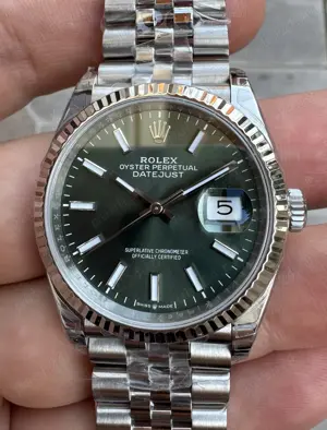 Rolex Datejust 36 mm Jubilee 904L Green VSF 3235 - imagine 2