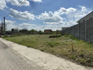 De vânzare teren Șag 985 mp, locație excelentă, front stradal 23 ml