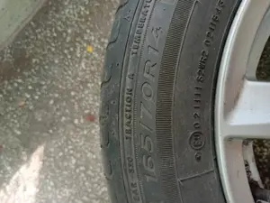 Jante aliaj Enzo cu cauciucuri vară 165 70 14  - imagine 5