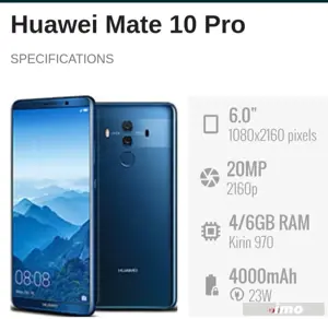 Huawei mate 10 pro 6GB 128GB