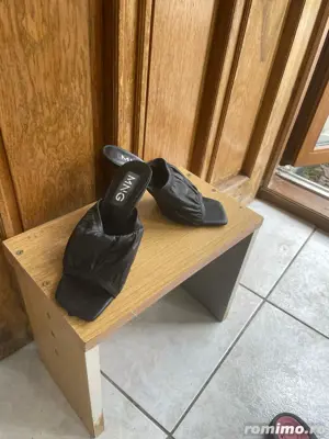 Saboti negri Mango,toc de 10,foarte comod,mar 38