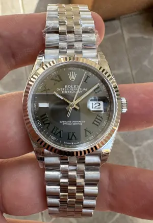 Rolex Datejust 36 mm Jubilee 904L Wimbledon VSF 3235