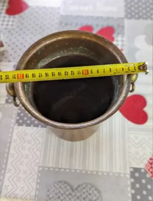 Frapiera răcitor cupru masiv șampanie sau vin - imagine 2