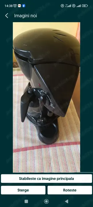 Filtru cafea  cafetieră 2 în 1 - imagine 5