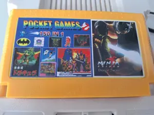 150 in 1 jocuri, caseta discheta galbena clasica cu jocuri tv