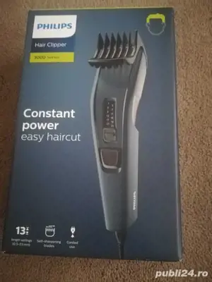 Mașină de tuns Philips nouă, alimentare rețea! 