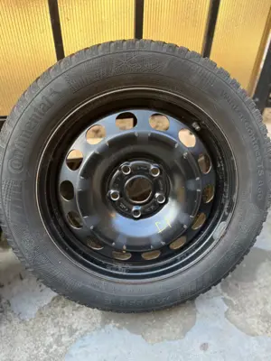 4 Anvelope de iarnă Continental + Jenți de tablă  - imagine 6