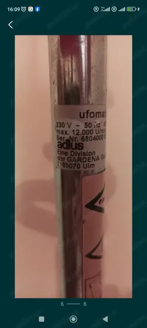 Trimmer  motocoasă electrică  - imagine 4