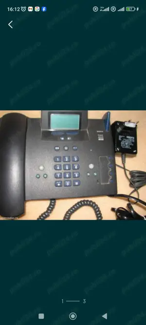 Telefon fix Siemens cu display  - imagine 2