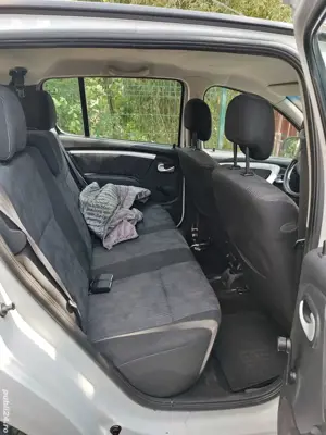 Dacia Sandero 2009 Laureate alb revopsire recenta, 190.000 km, prim proprietar, 8 x roti - imagine 6