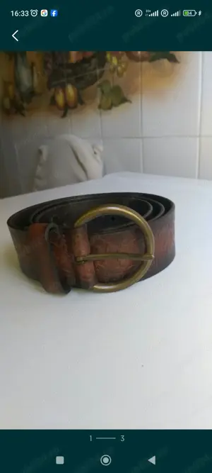 Curea damă, din piele naturala 