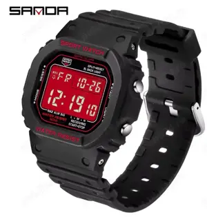Ceas G-Shock Digital impermeabil sport cronometru militar LED electronic 45 mm