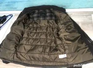 Geaca iarna bărbați NEXT, mărime S M, cu glugă (transport 50 50) - imagine 3